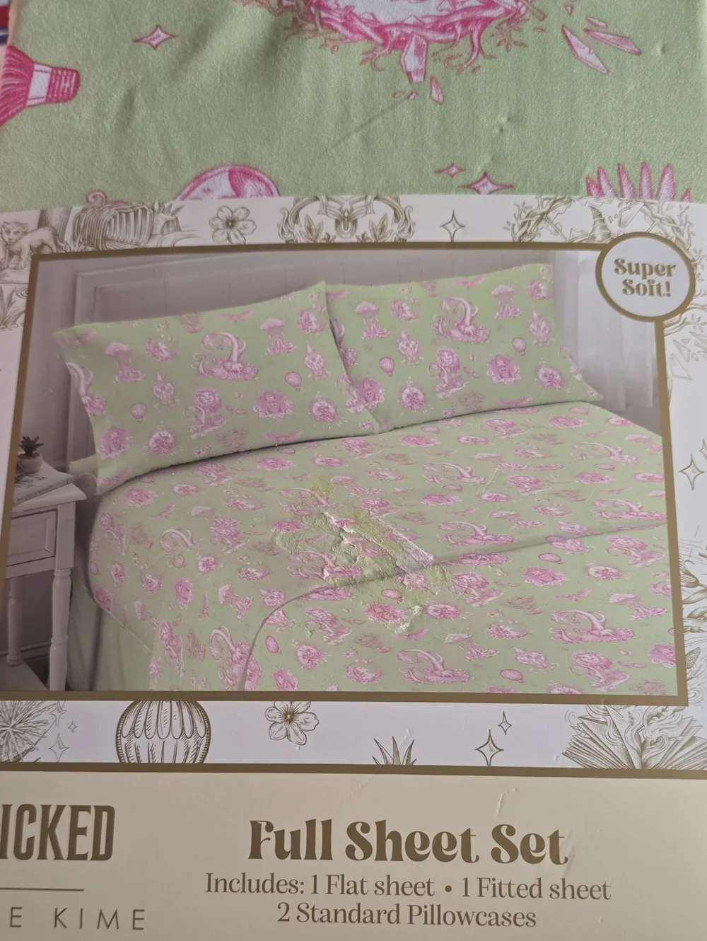 Wicked Katie Kime Full Sheet Set